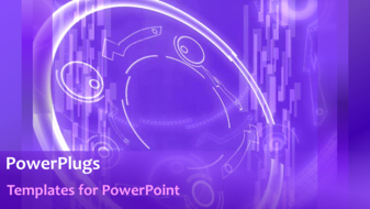 PowerPoint Template - An abstract networking background